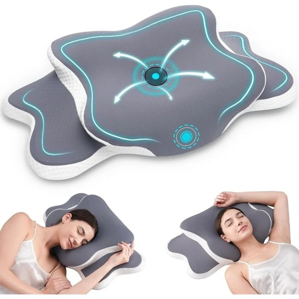 Cervical Neck Pillow for Sleeping - Memory Foam Contour Pillow